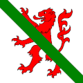 Black, green, red, white + black/red on flags with white fields?